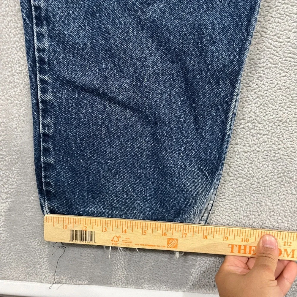 VTG 90s Levi's‎ 550 Jeans Mens 38x32 Relaxed Fit Black Denim Western Retro Faded